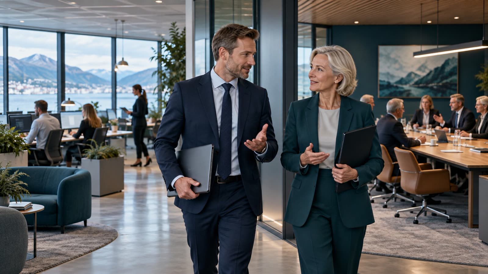 Daglig leder og styreleder i en moderne norsk virksomhet