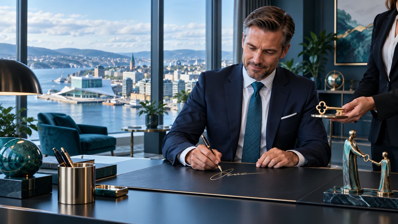Leder signerer avtale med fullmakt til å forplikte selskapet