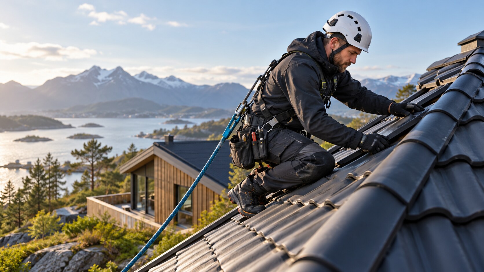 Chimney Cap & Flashing utført av en fagperson