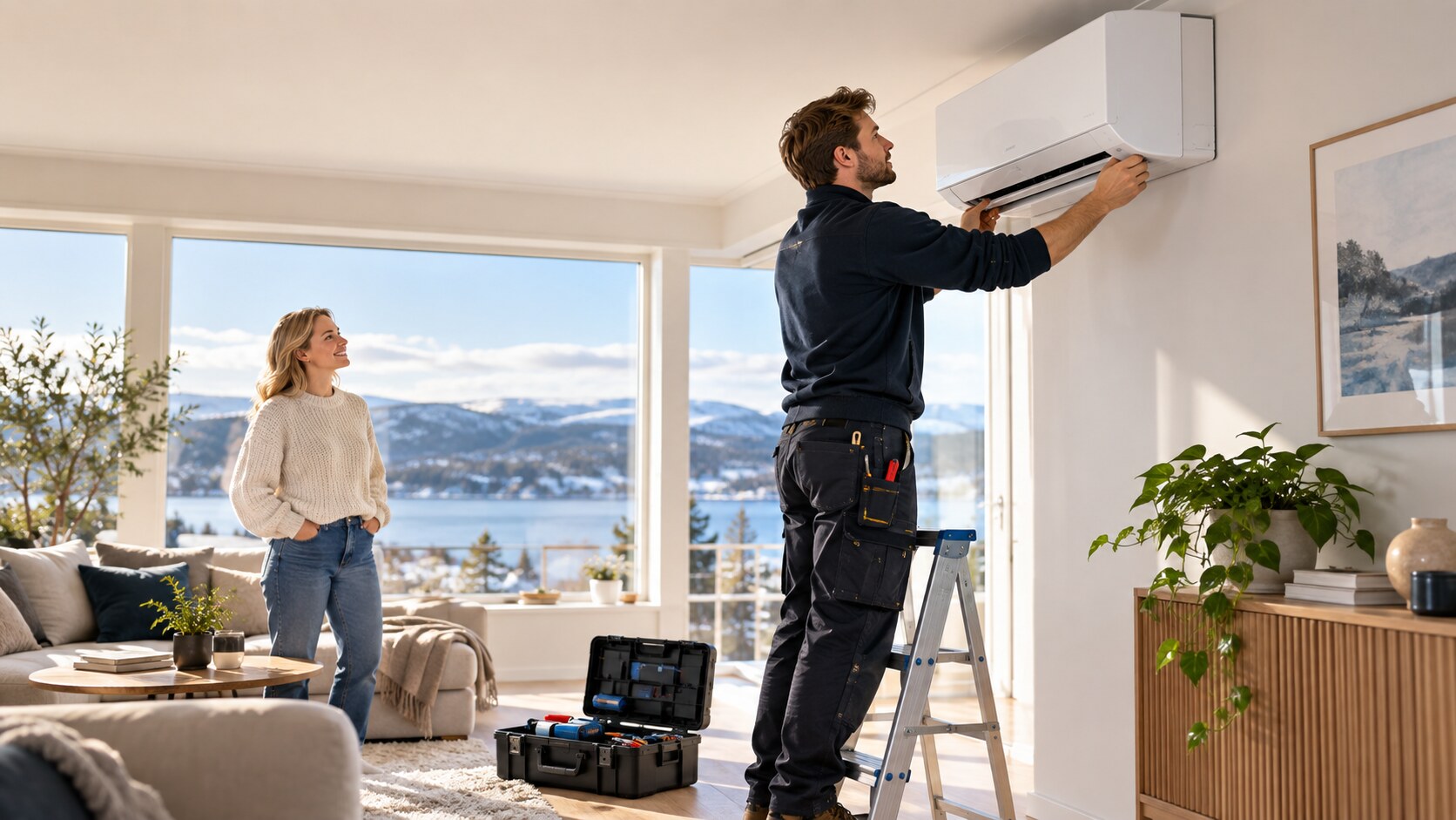 Heat Pump Installation utført av en fagperson