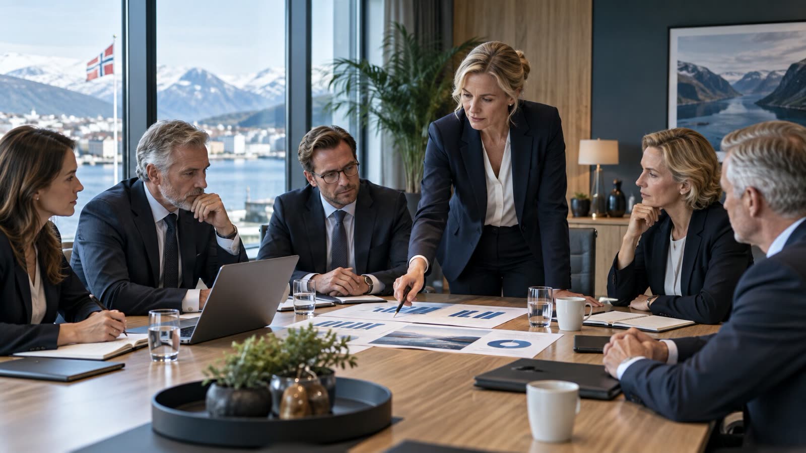 Styret vurderer økonomi, risiko og ansvar i et aksjeselskap
