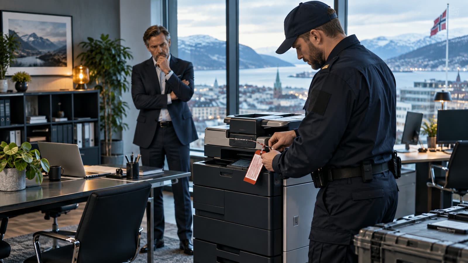 Utleggspant registreres i verdifullt utstyr hos en bedrift