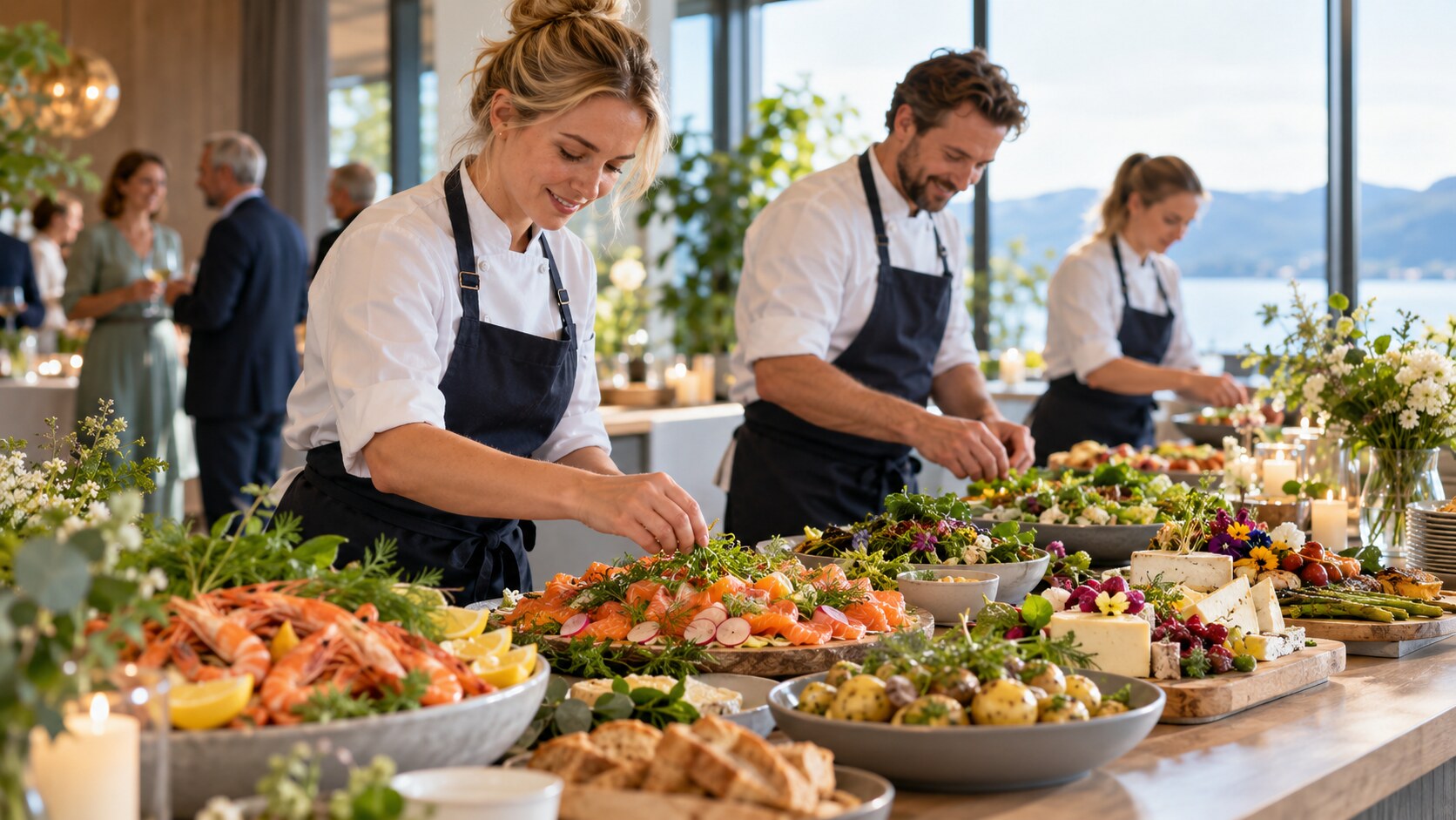Catering utført av en fagperson