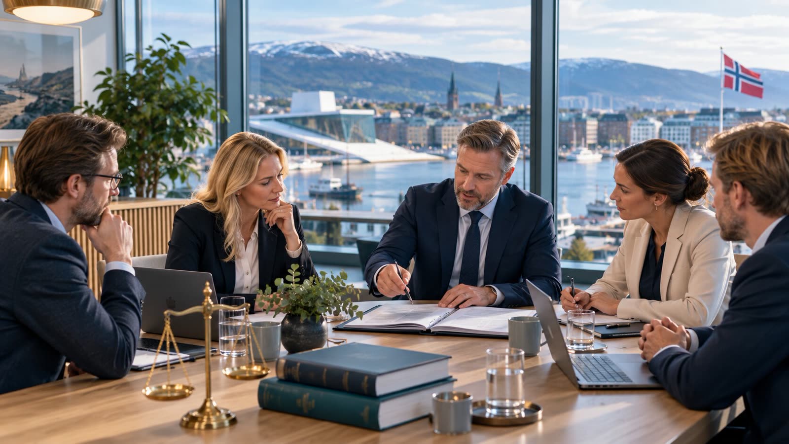 Styret gjennomgår vedtektene i et norsk aksjeselskap